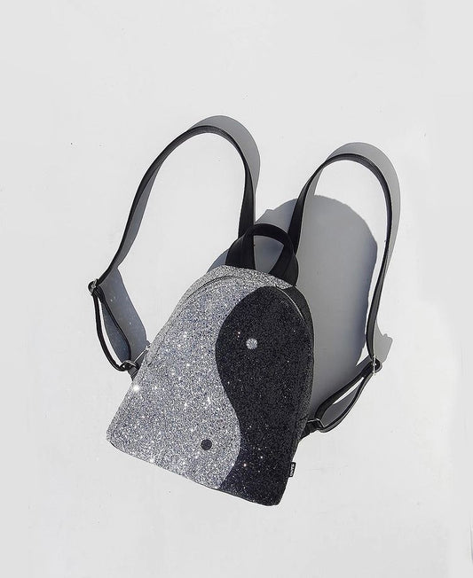 Mochila Ying Yang Glitter